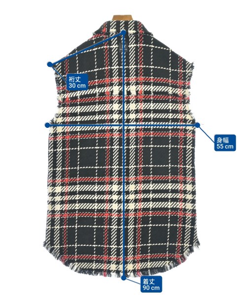 DOUBLE STANDARD CLOTHING（ダブルスタンダードクロージング）カジュアルジャケット 黒 サイズ:F レディース/2200617528029