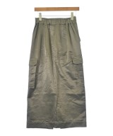 DOUBLE STANDARD CLOTHING（ダブルスタンダードクロージング）ロング・マキシ丈スカート カーキ サイズ:36(S位) レディース/2200624610014