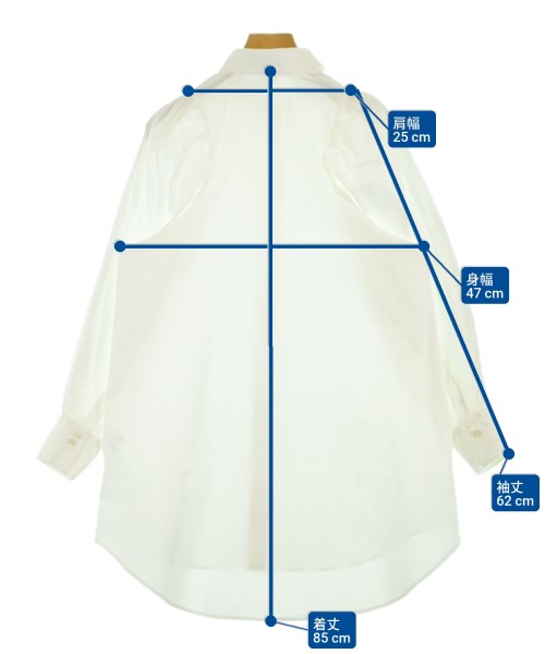 DOUBLE STANDARD CLOTHING（ダブルスタンダードクロージング）カジュアルシャツ 白 サイズ:F レディース/2200616912157