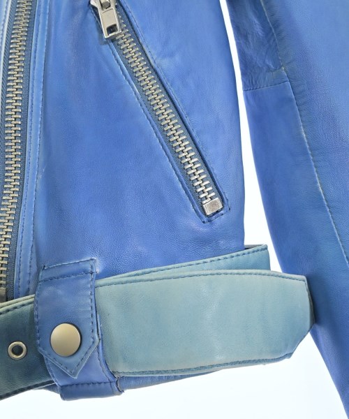 DOUBLE STANDARD CLOTHING（ダブルスタンダードクロージング）ライダース 青 サイズ:36(S位) レディース/2200628817044