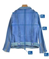 DOUBLE STANDARD CLOTHING（ダブルスタンダードクロージング）ライダース 青 サイズ:36(S位) レディース/2200628817044