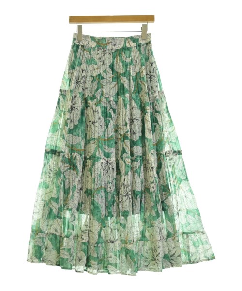 DOUBLE STANDARD CLOTHING(ダブルスタンダードクロージング)ロング・マキシ丈スカート 緑 サイズ:38(M位)/2200668553049