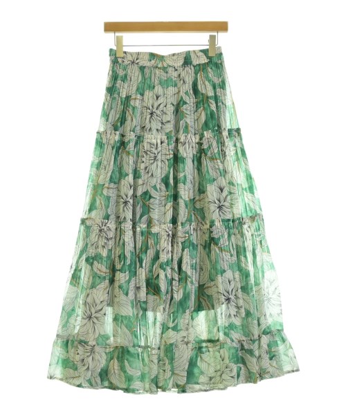 DOUBLE STANDARD CLOTHING（ダブルスタンダードクロージング）ロング・マキシ丈スカート 緑 サイズ:38(M位) レディース/2200668553049