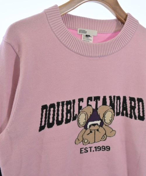 DOUBLE STANDARD CLOTHING（ダブルスタンダードクロージング）ニット・セーター ピンク サイズ:38(M位) レディース/2200668553292