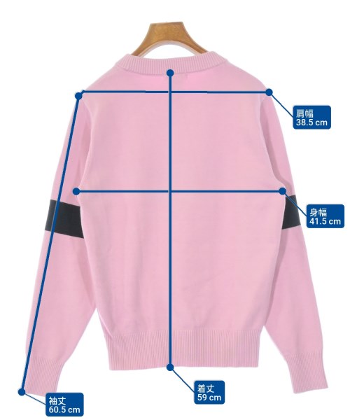 DOUBLE STANDARD CLOTHING（ダブルスタンダードクロージング）ニット・セーター ピンク サイズ:38(M位) レディース/2200668553292