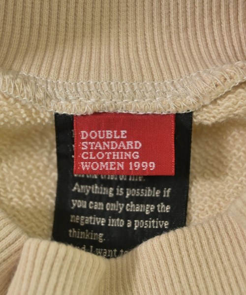 DOUBLE STANDARD CLOTHING（ダブルスタンダードクロージング）スウェット ベージュ サイズ:F レディース/2200678846049