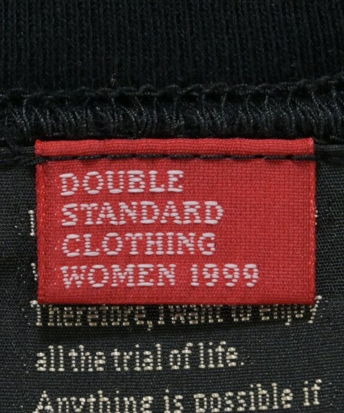 DOUBLE STANDARD CLOTHING（ダブルスタンダードクロージング）Tシャツ・カットソー 黒 サイズ:F レディース/2200675629126