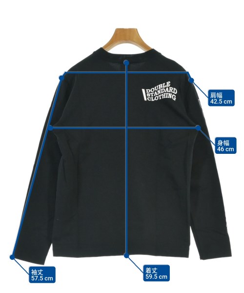DOUBLE STANDARD CLOTHING（ダブルスタンダードクロージング）Tシャツ・カットソー 黒 サイズ:F レディース/2200675629126