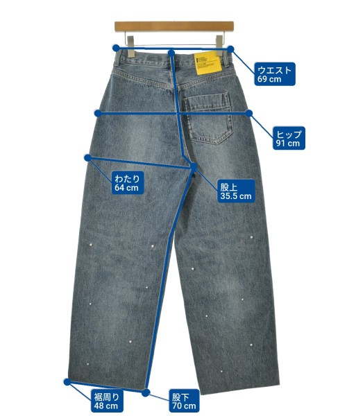 DOUBLE STANDARD CLOTHING（ダブルスタンダードクロージング）デニムパンツ 紺 サイズ:36(S位) レディース/2200689545030