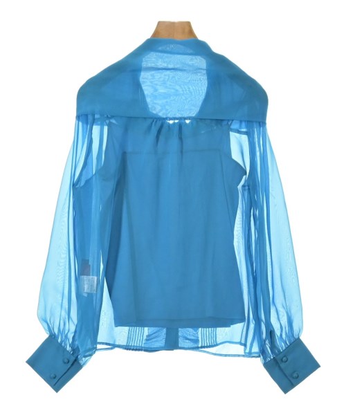 DOUBLE STANDARD CLOTHING（ダブルスタンダードクロージング）ブラウス 青 サイズ:36(S位) レディース/2200689545047