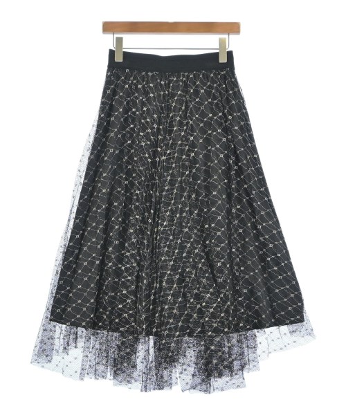 DOUBLE STANDARD CLOTHING(ダブルスタンダードクロージング)ロング・マキシ丈スカート 黒 サイズ:36(S位)/2200657912055