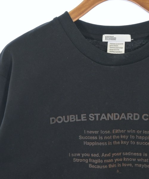 DOUBLE STANDARD CLOTHING（ダブルスタンダードクロージング）Tシャツ・カットソー 黒 サイズ:F レディース/2200657143053