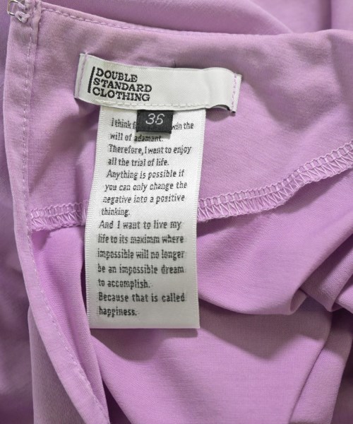 DOUBLE STANDARD CLOTHING（ダブルスタンダードクロージング）ワンピース ピンク サイズ:36(S位) レディース/2200661917039