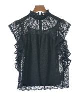 DOUBLE STANDARD CLOTHING（ダブルスタンダードクロージング）ブラウス 黒 サイズ:36(S位) レディース/2200661917152