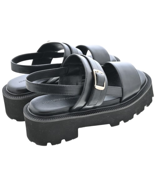 DOUBLE STANDARD CLOTHING（ダブルスタンダードクロージング）サンダル 黒 サイズ:EU35 1/2(22cm位) レディース/2200713097030