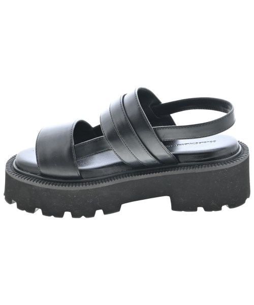 DOUBLE STANDARD CLOTHING（ダブルスタンダードクロージング）サンダル 黒 サイズ:EU35 1/2(22cm位) レディース/2200713097030