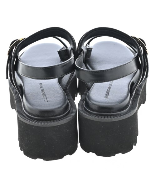 DOUBLE STANDARD CLOTHING（ダブルスタンダードクロージング）サンダル 黒 サイズ:EU35 1/2(22cm位) レディース/2200713097030