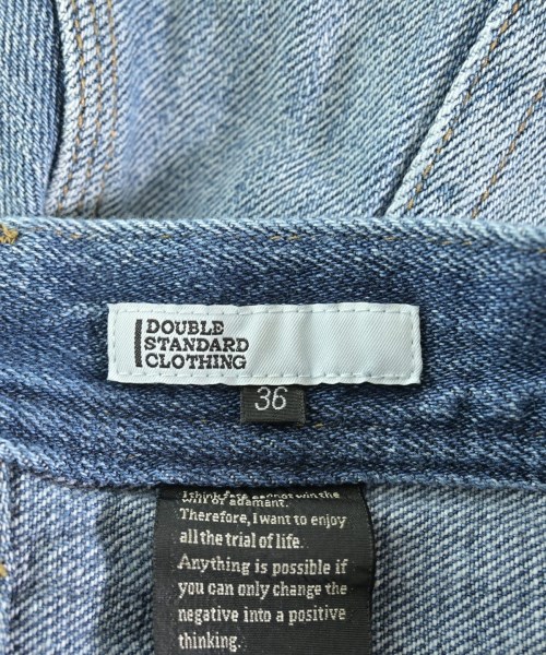 DOUBLE STANDARD CLOTHING（ダブルスタンダードクロージング）デニムパンツ 青 サイズ:36(S位) レディース/2200713674101