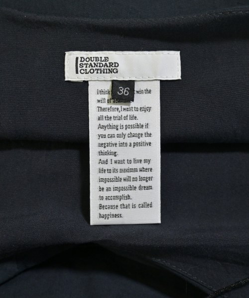 DOUBLE STANDARD CLOTHING（ダブルスタンダードクロージング）ワンピース 紺 サイズ:36(S位) レディース/2200649880126