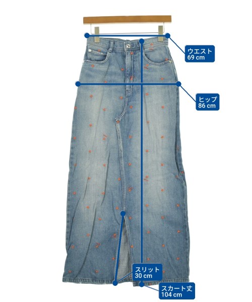 DOUBLE STANDARD CLOTHING（ダブルスタンダードクロージング）デニムパンツ 青 サイズ:36(S位) レディース/2200653850023