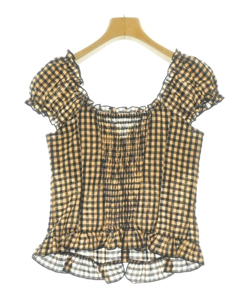 DOUBLE STANDARD CLOTHING（ダブルスタンダードクロージング）ブラウス 黄 サイズ:38(M位) レディース/2200700666171