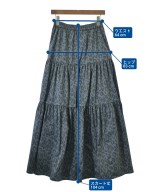 DOUBLE STANDARD CLOTHING（ダブルスタンダードクロージング）ロング・マキシ丈スカート 青 サイズ:38(M位) レディース/2200665917011