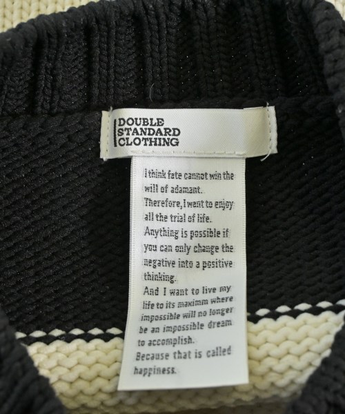 DOUBLE STANDARD CLOTHING（ダブルスタンダードクロージング）ニット・セーター 黒 サイズ:F レディース/2200668513241