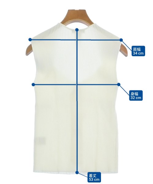 DOUBLE STANDARD CLOTHING（ダブルスタンダードクロージング）ベスト 白 サイズ:38(M位) レディース/2200668513289