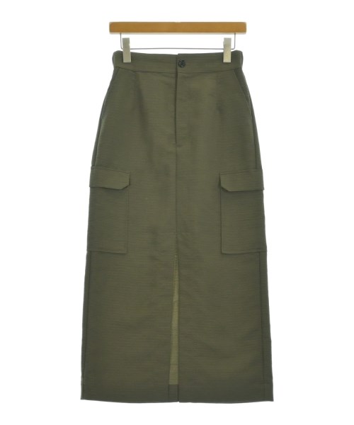DOUBLE STANDARD CLOTHING(ダブルスタンダードクロージング)ロング・マキシ丈スカート カーキ サイズ:38(M位)/2200668513340