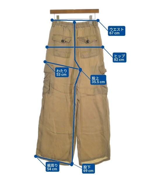 DOUBLE STANDARD CLOTHING（ダブルスタンダードクロージング）カーゴパンツ ベージュ サイズ:38(M位) レディース/2200730352501