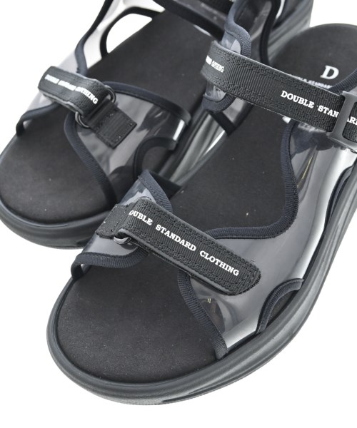 DOUBLE STANDARD CLOTHING（ダブルスタンダードクロージング）サンダル 黒 サイズ:24.3cm レディース/2200730352723
