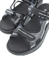 DOUBLE STANDARD CLOTHING（ダブルスタンダードクロージング）サンダル 黒 サイズ:24.3cm レディース/2200730352723