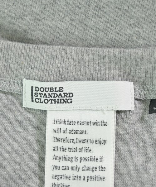 DOUBLE STANDARD CLOTHING（ダブルスタンダードクロージング）Tシャツ・カットソー グレー サイズ:38(M位) レディース/2200729418096