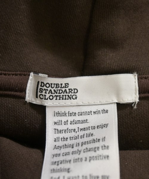 DOUBLE STANDARD CLOTHING（ダブルスタンダードクロージング）パーカー 茶 サイズ:F レディース/2200735359017