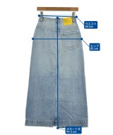 DOUBLE STANDARD CLOTHING（ダブルスタンダードクロージング）ロング・マキシ丈スカート 青 サイズ:36(S位) レディース/2200719956058