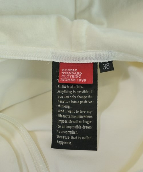 DOUBLE STANDARD CLOTHING（ダブルスタンダードクロージング）パーカー 白 サイズ:38(M位) レディース/2200718823023