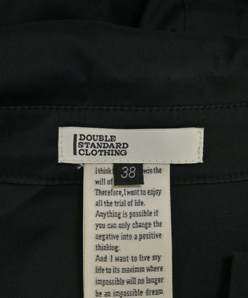 DOUBLE STANDARD CLOTHING（ダブルスタンダードクロージング）カジュアルシャツ 黒 サイズ:38(M位) レディース/2200719929083