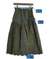 DOUBLE STANDARD CLOTHING（ダブルスタンダードクロージング）ロング・マキシ丈スカート カーキ サイズ:38(M位) レディース/2200721940014