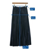 DOUBLE STANDARD CLOTHING（ダブルスタンダードクロージング）ロング・マキシ丈スカート 紺 サイズ:38(M位) レディース/2200727902016