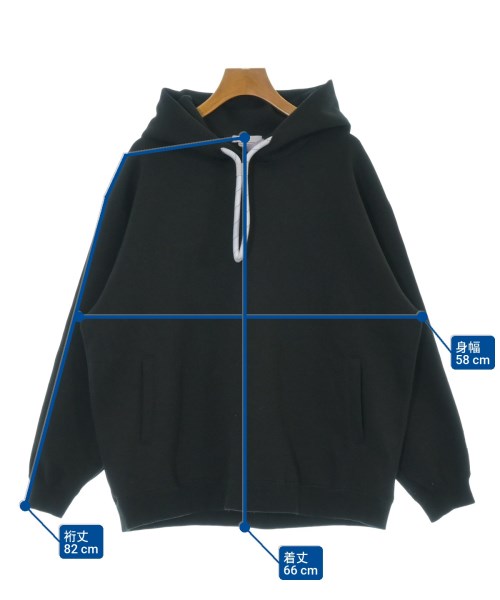 DOUBLE STANDARD CLOTHING（ダブルスタンダードクロージング）パーカー 黒 サイズ:F レディース/2200682761611