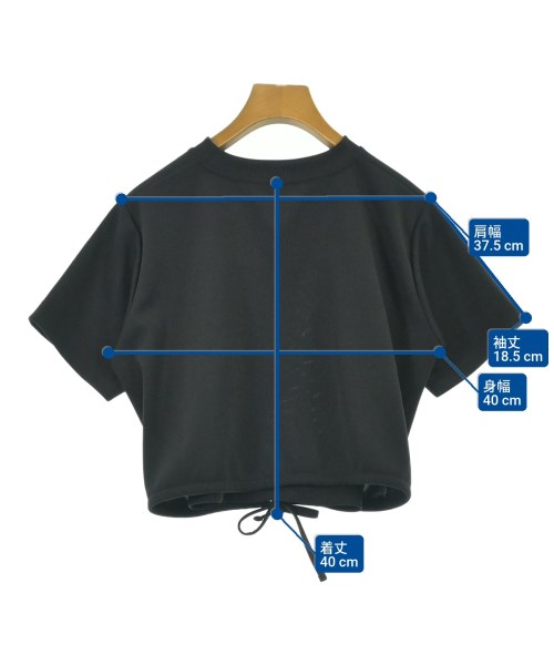 DOUBLE STANDARD CLOTHING（ダブルスタンダードクロージング）Tシャツ・カットソー 黒 サイズ:F レディース/2200682761741