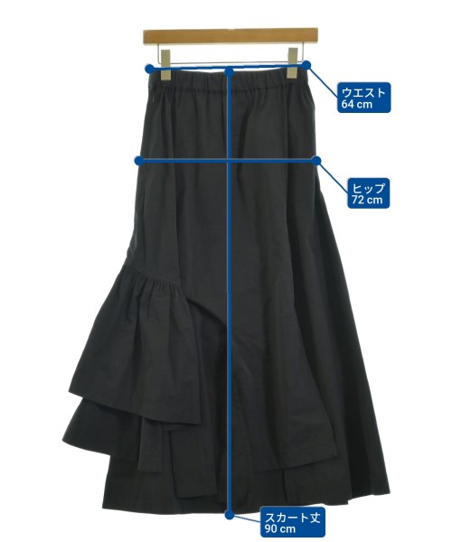 DOUBLE STANDARD CLOTHING（ダブルスタンダードクロージング）ロング・マキシ丈スカート 黒 サイズ:38(M位) レディース/2200683391138