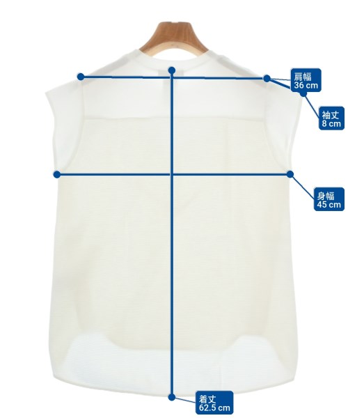 DOUBLE STANDARD CLOTHING（ダブルスタンダードクロージング）Tシャツ・カットソー 白 サイズ:F レディース/2200682886581