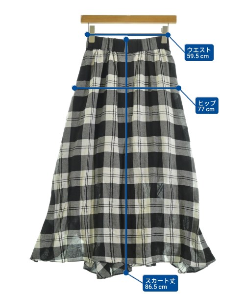 DOUBLE STANDARD CLOTHING（ダブルスタンダードクロージング）ロング・マキシ丈スカート 黒 サイズ:36(S位) レディース/2200678478028