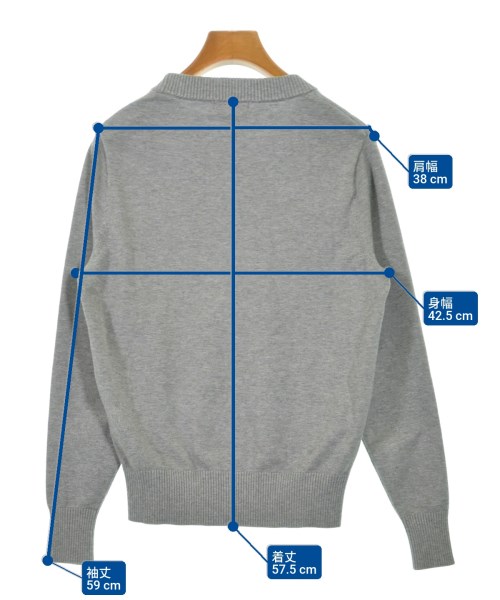 DOUBLE STANDARD CLOTHING（ダブルスタンダードクロージング）ニット・セーター グレー サイズ:38(M位) レディース/2200684149011