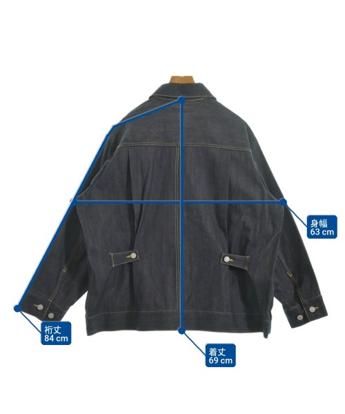 blanc basque（ブランバスク）デニムジャケット 紺 サイズ:38(M位) レディース/2200614637014