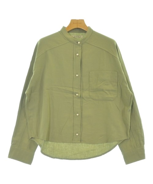 blanc basque(ブランバスク)カジュアルシャツ カーキ サイズ:38(M位)/2200669444032