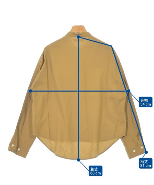 blanc basque（ブランバスク）ブラウス 茶 サイズ:38(M位) レディース/2200672070129