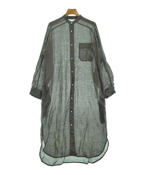 blanc basque(ブランバスク)シャツワンピース グレー サイズ:38(M位)/2200680109095