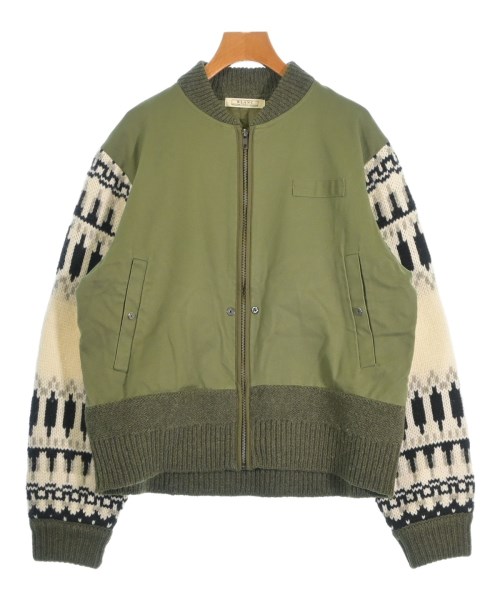 blanc basque(ブランバスク)ミリタリーブルゾン カーキ サイズ:38(M位)/2200658798016